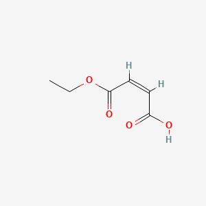 Maleic acid monoethyl ester chemical structure (CAS 3990-03-2)
