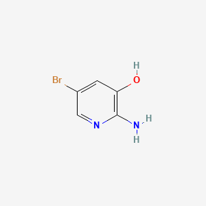 2-Amino-5-bromo-3-pyridinol chemical structure (CAS 39903-01-0)