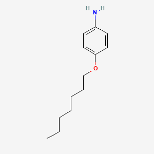 4-(Heptyloxy)aniline chemical structure (CAS 39905-44-7)