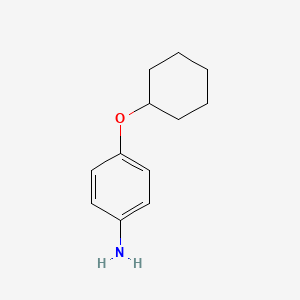 4-(Cyclohexyloxy)aniline chemical structure (CAS 39905-48-1)