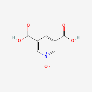 3,5-Dicarboxypyridine 1-oxide chemical structure (CAS 39911-72-3)