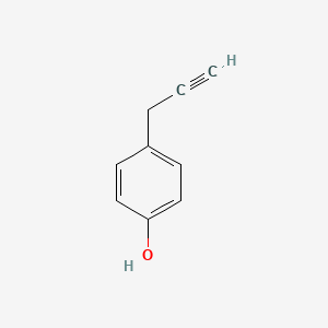 4-(Prop-2-yn-1-yl)phenol chemical structure (CAS 39948-19-1)