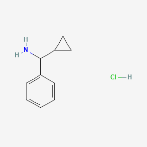 1-Cyclopropyl-1-phenylmethylamine Hydrochloride chemical structure (CAS 39959-72-3)