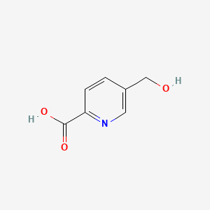 5-(Hydroxymethyl)picolinic acid chemical structure (CAS 39977-41-8)