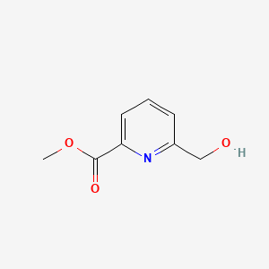 Methyl 6-(hydroxymethyl)picolinate chemical structure (CAS 39977-44-1)