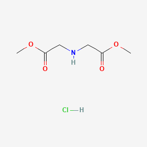 Dimethyl 2,2'-azanediyldiacetate hydrochloride chemical structure (CAS 39987-25-2)
