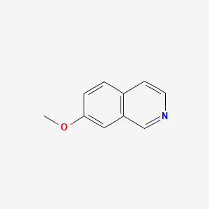 7-Methoxyisoquinoline chemical structure (CAS 39989-39-4)