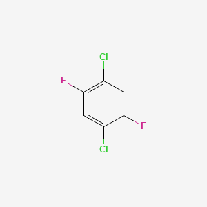 1,4-Dichloro-2,5-difluorobenzene chemical structure (CAS 400-05-5)