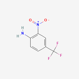 4-Amino-3-nitrobenzotrifluoride chemical structure (CAS 400-98-6)