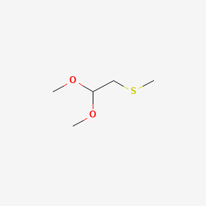 (Methylthio)acetaldehydedimethylacetal chemical structure (CAS 40015-15-4)