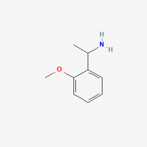 1-(2-Methoxyphenyl)ethanamine chemical structure (CAS 40023-74-3)