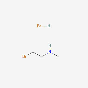 2-Bromo-N-methylethanamine hydrobromide chemical structure (CAS 40052-63-9)