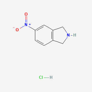 5-Nitroisoindoline hydrochloride chemical structure (CAS 400727-69-7)