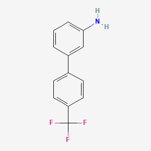4'-(Trifluoromethyl)-[1,1'-biphenyl]-3-amine chemical structure (CAS 400747-98-0)