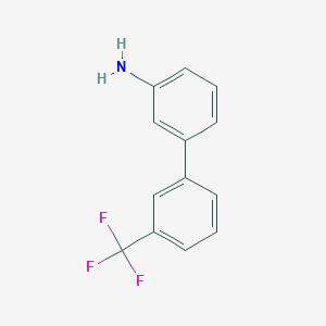 3'-(Trifluoromethyl)-[1,1'-biphenyl]-3-amine chemical structure (CAS 400749-02-2)