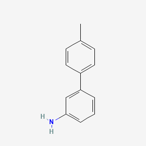 4'-Methyl-[1,1'-biphenyl]-3-amine chemical structure (CAS 400751-16-8)