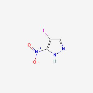 4-Iodo-3-nitro-1H-pyrazole chemical structure (CAS 400753-02-8)