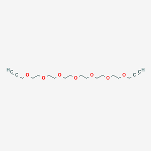 Bis propargyl-PeG7 chemical structure (CAS 400775-35-1)
