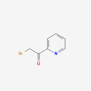 2-Bromo-1-(2-pyridyl)ethanone chemical structure (CAS 40086-66-6)