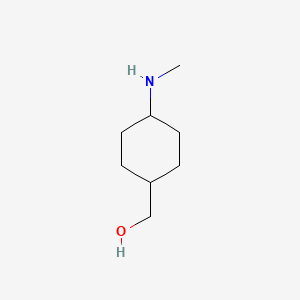 trans-(4-(Methylamino)cyclohexyl)methanol chemical structure (CAS 400898-77-3)