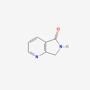 6,7-Dihydro-5H-pyrrolo[3,4-b]pyridin-5-one chemical structure (CAS 40107-93-5)