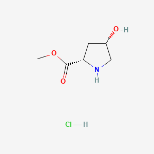 Methyl cis-4-Hydroxy-L-proline Hydrochloride chemical structure (CAS 40126-30-5)