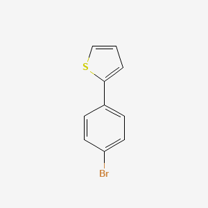 2-(4-Bromophenyl)thiophene chemical structure (CAS 40133-22-0)