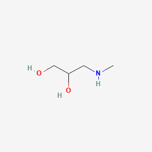 3-(Methylamino)propane-1,2-diol chemical structure (CAS 40137-22-2)