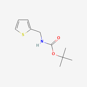 tert-Butyl (thiophen-2-ylmethyl)carbamate chemical structure (CAS 401485-19-6)