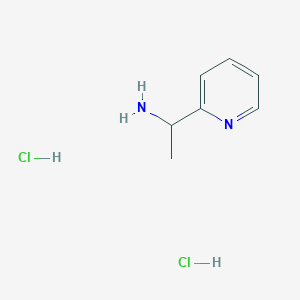 1-(2-Pyridyl)ethylamine Dihydrochloride chemical structure (CAS 40154-81-2)
