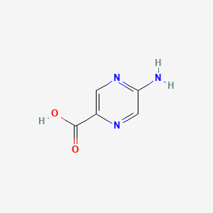 5-Aminopyrazine-2-carboxylic acid chemical structure (CAS 40155-43-9)