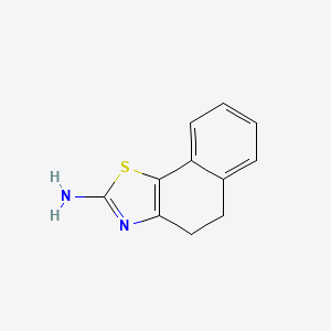 4,5-Dihydronaphtho[2,1-d]thiazol-2-amine chemical structure (CAS 401622-74-0)