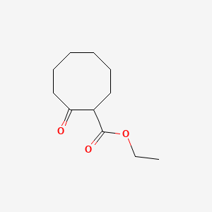 Ethyl 2-oxocyclooctanecarboxylate chemical structure (CAS 4017-56-5)