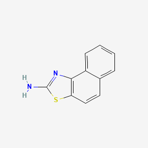 Naphtho[1,2-d]thiazol-2-amine chemical structure (CAS 40172-65-4)