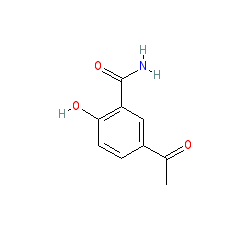5-Acetyl-2-hydroxybenzamide chemical structure (CAS 40187-51-7)