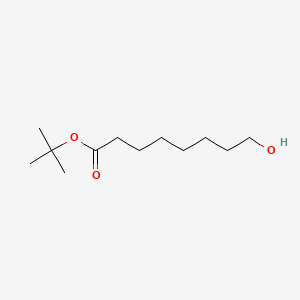tert-Butyl 8-hydroxyoctanoate chemical structure (CAS 401901-41-5)