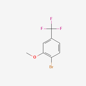 4-Bromo-3-methoxybenzotrifluoride chemical structure (CAS 402-07-3)