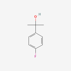 2-(4-Fluorophenyl)propan-2-ol chemical structure (CAS 402-41-5)