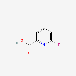 6-Fluoropyridine-2-carboxylic acid chemical structure (CAS 402-69-7)