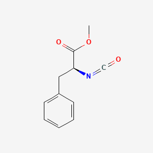 (S)-2-isocyanato-3-phenylpropionicacidmethylester chemical structure (CAS 40203-94-9)