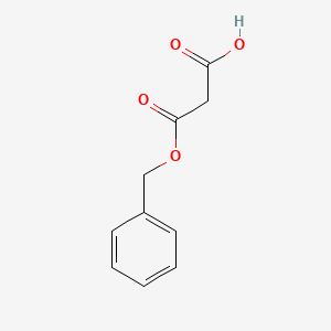 3-(Benzyloxy)-3-oxopropanoic acid chemical structure (CAS 40204-26-0)