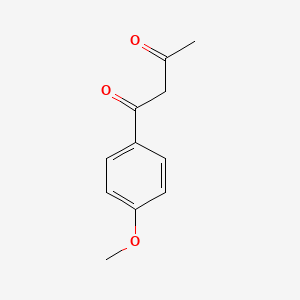1-(4-Methoxyphenyl)butane-1,3-dione chemical structure (CAS 4023-80-7)