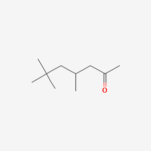 4,6,6-Trimethylheptan-2-one chemical structure (CAS 40239-01-8)