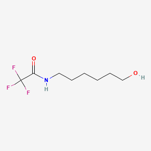 2,2,2-Trifluoro-N-(6-hydroxyhexyl)acetamide chemical structure (CAS 40248-34-8)