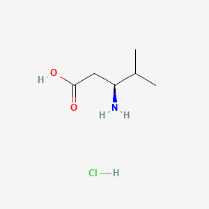 H-β-HoVal-OH.HCl chemical structure (CAS 402587-64-8)