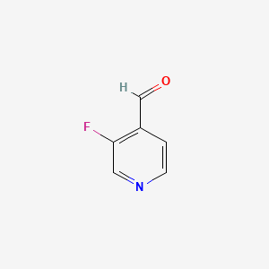 3-Fluoroisonicotinaldehyde chemical structure (CAS 40273-47-0)