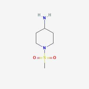 4-Amino-1-(methylsulfonyl)piperidine chemical structure (CAS 402927-97-3)