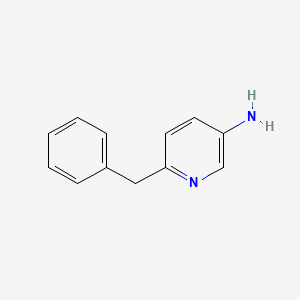 6-Benzylpyridin-3-amine chemical structure (CAS 40296-80-8)