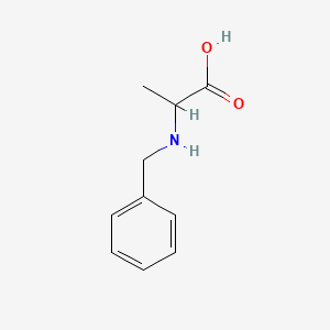 2-(Benzylamino)propanoic acid chemical structure (CAS 40297-69-6)