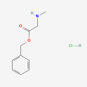 Benzyl 2-(methylamino)acetate hydrochloride chemical structure (CAS 40298-32-6)